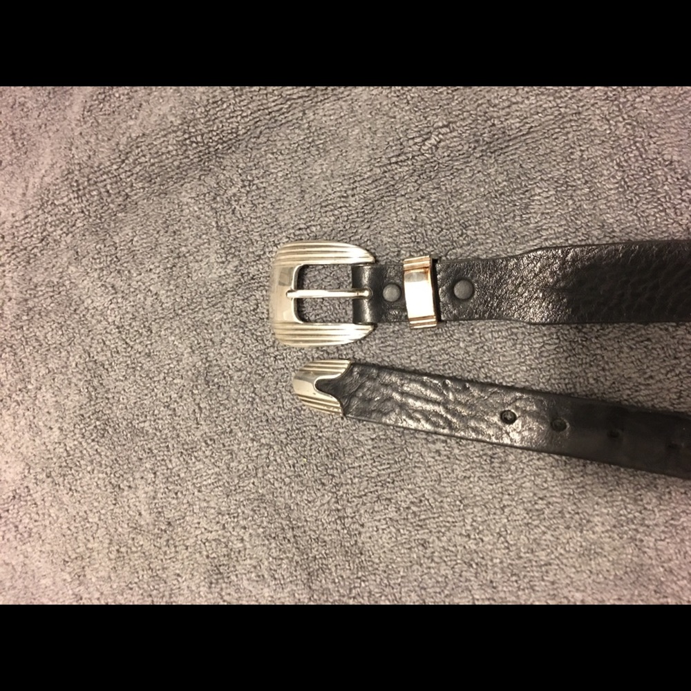 Leather belt